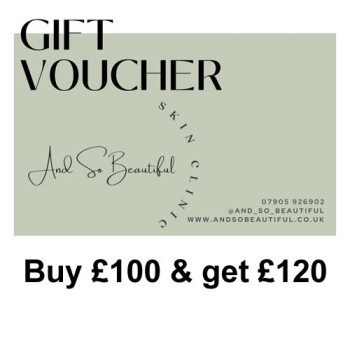 Gift Voucher Boost Buy £100 & get £120